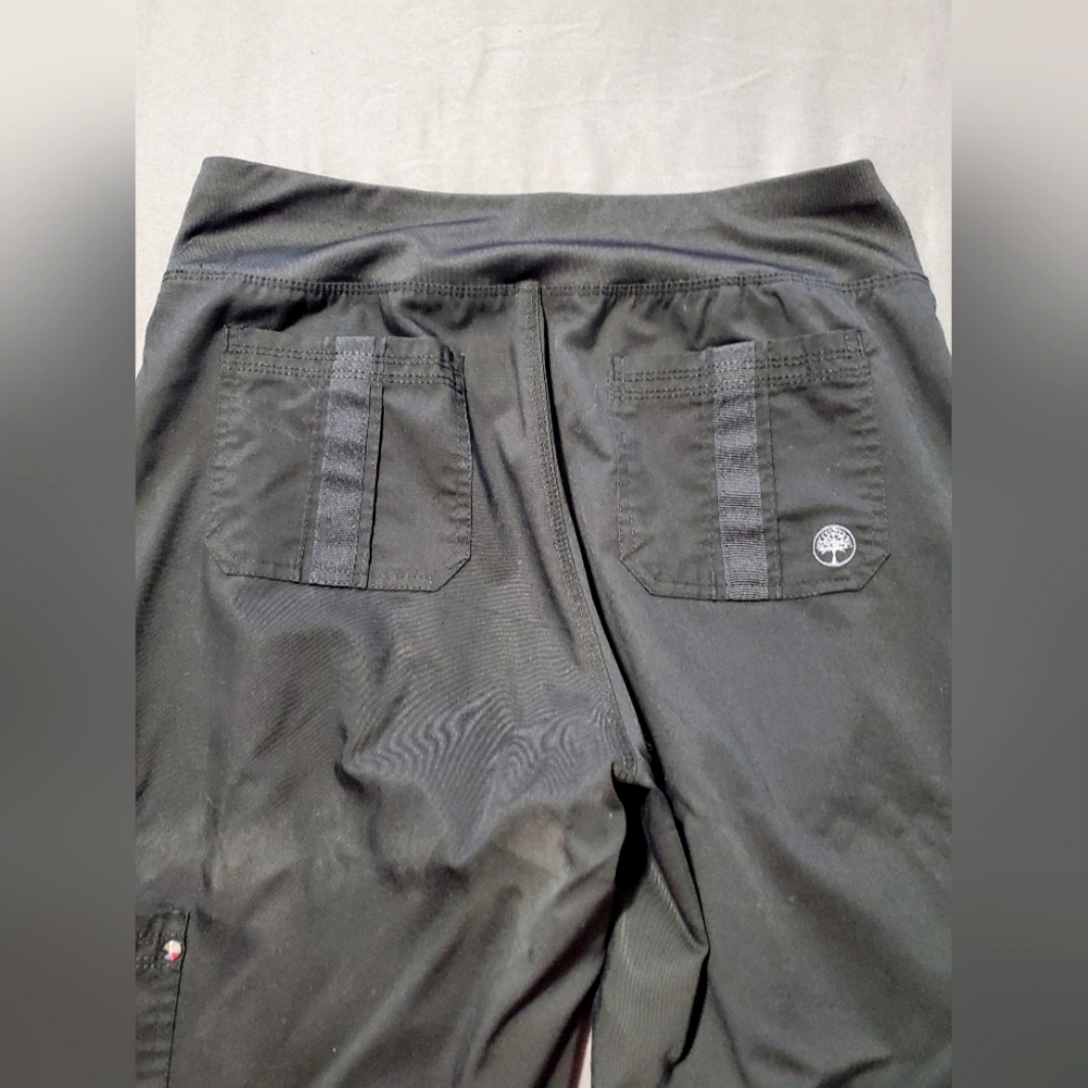 Purple Lable Yoga, Black Scrub Pants, Item E22 - Picture 4 of 4